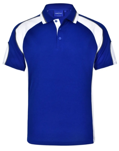 Picture of Winning Spirit, Kids Cooldry Contrast Polo w Panels